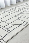 Zara Ivory Chaos Runner | Hall Runners Rugs Belrose | Rugs N Timber