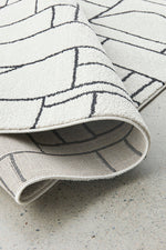 Zara Ivory Chaos Runner | Hall Runners Rugs Belrose | Rugs N Timber