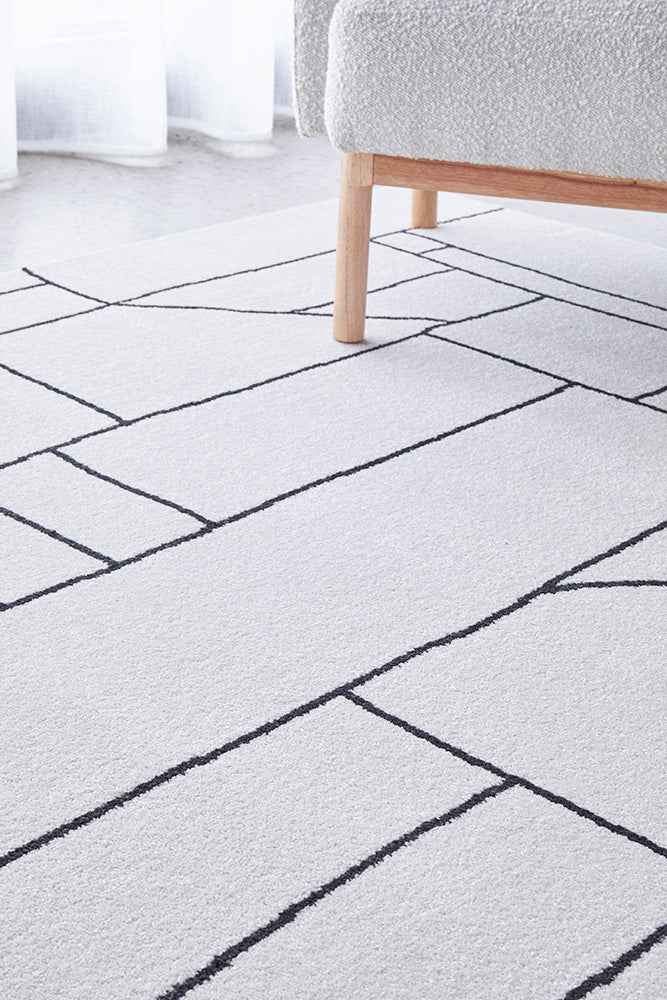 Zara Ivory Chaos Rug