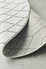 Zara Silver Eyelet Rug | Round Rugs Belrose | Rugs N Timber