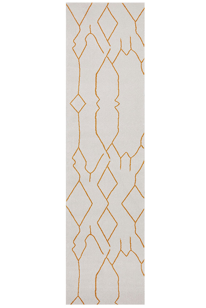 Zara Gold Native Runner | Hall Runners Rugs Belrose | Rugs N Timber