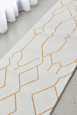 Zara Gold Native Runner | Hall Runners Rugs Belrose | Rugs N Timber