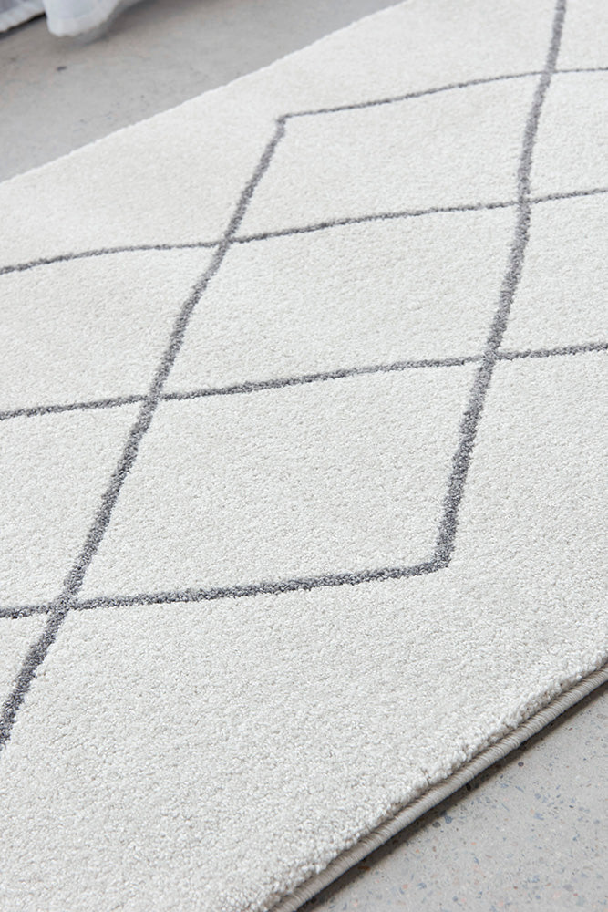 Zara Ivory Criss Cross Runner | Hall Runners Rugs Belrose | Rugs N Timber