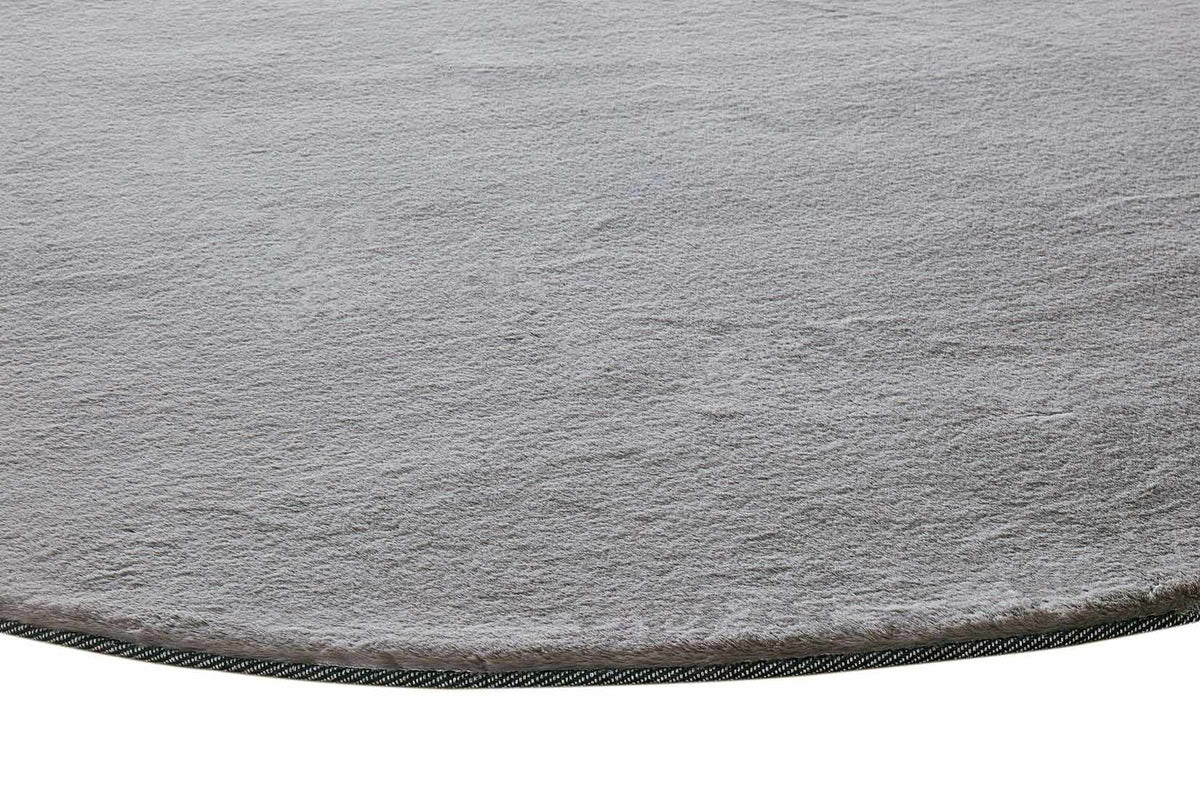 Duffy Gunmetal Round Rug