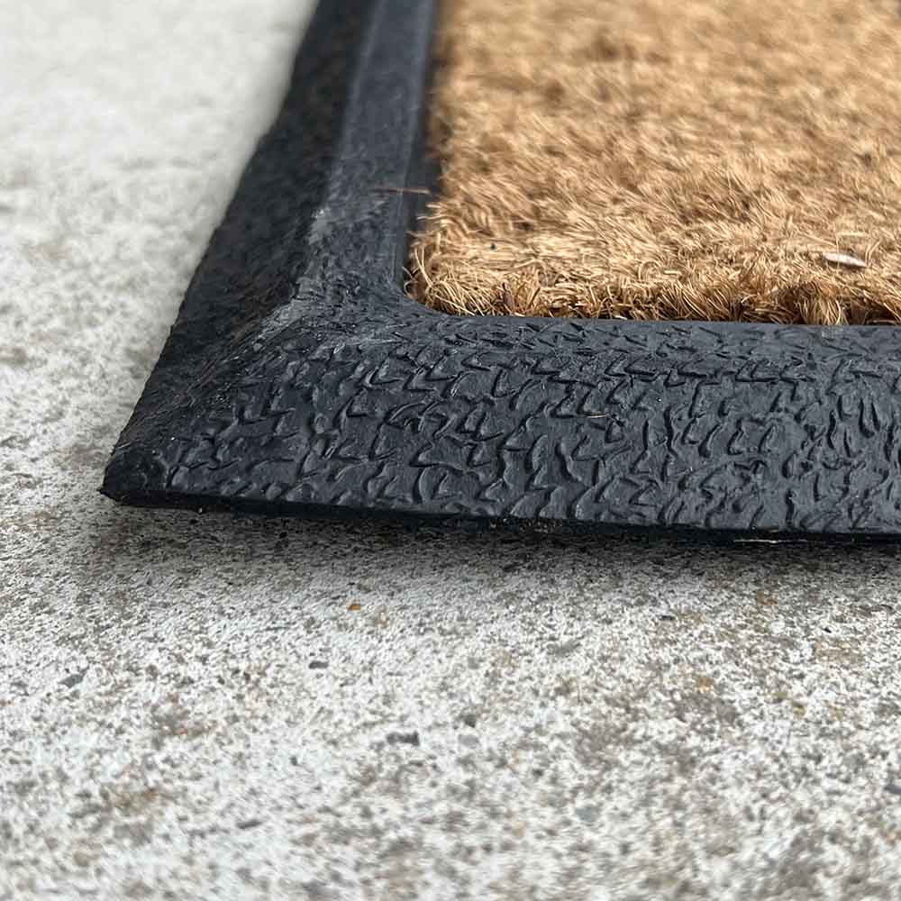 Humour Coir & Rubber Doormat - Wipe Your Feet