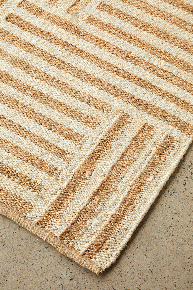 Bellingham Steps Jute Rug | Natural Fibre Rugs Sydney