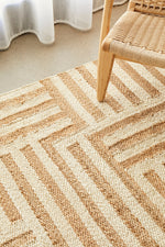 Bellingham Steps Jute Rug | Natural Fibre Rugs Sydney