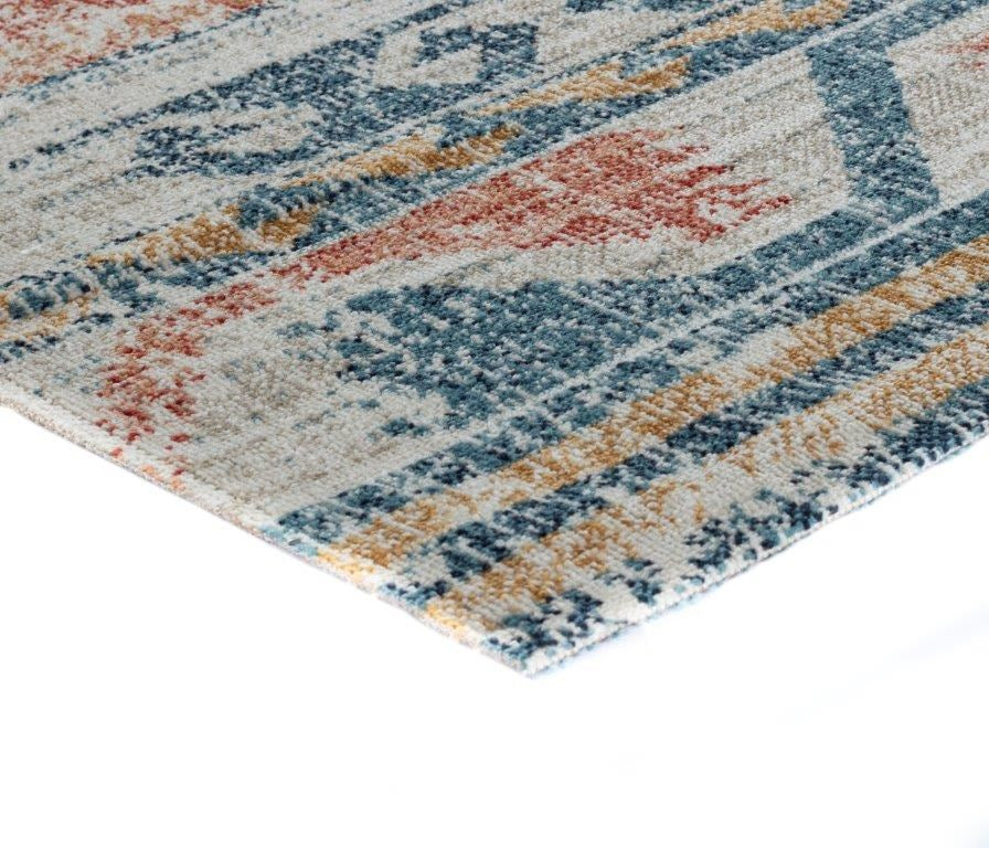 Kirribilli Rust Tribal Outdoor Rug