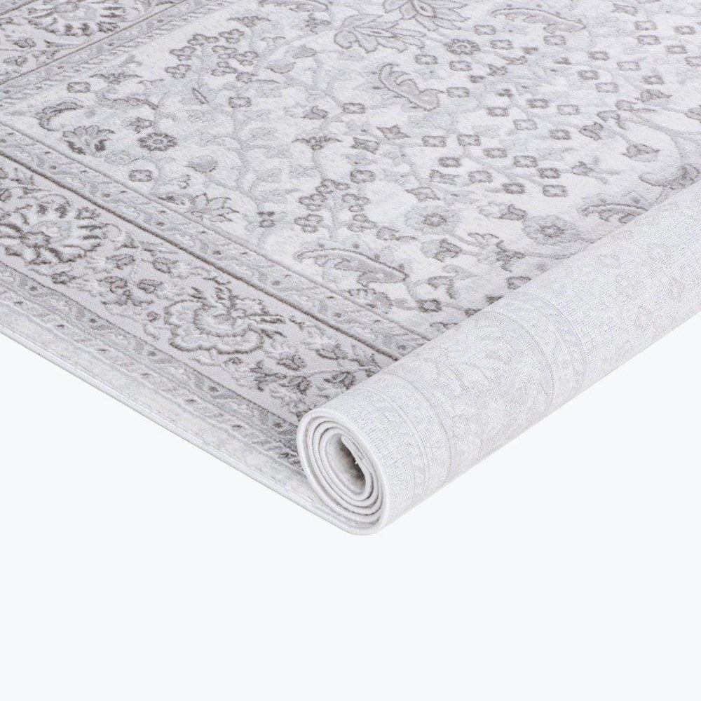 Lilyfield Silver Floral Rug