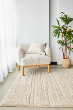 Marley Sandy Stripes Rug | Modern Rugs Belrose Sydney