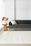 Marley Ivory Stripes Rug | Modern Rugs Belrose Sydney