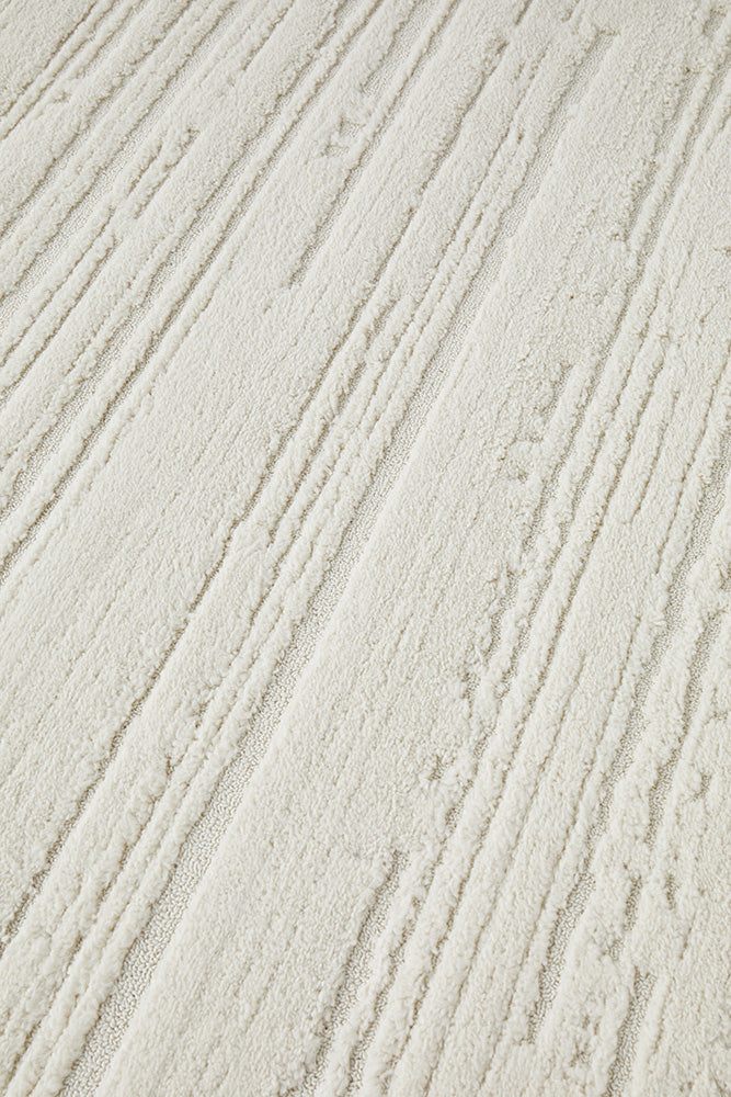 Marley Ivory Stripes Rug | Modern Rugs Belrose Sydney