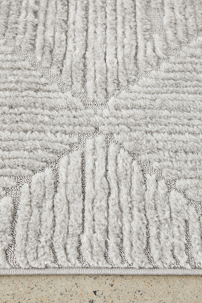 Marley Silver Diamante Rug | Modern Rugs Belrose Sydney