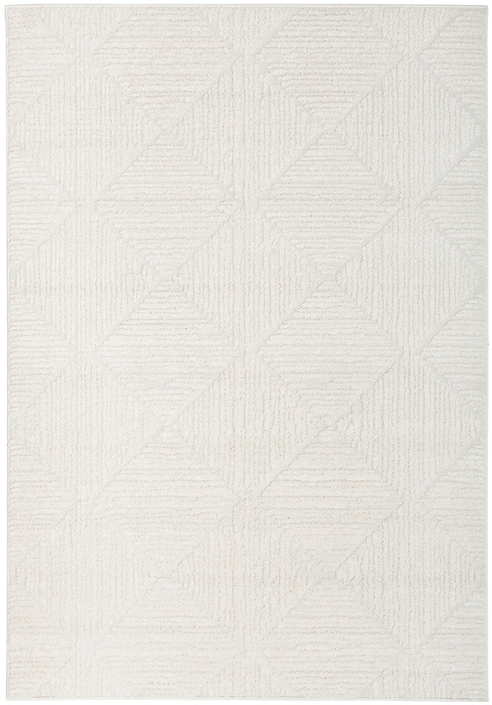 Marley Ivory Diamante Rug | Modern Rugs Belrose Sydney