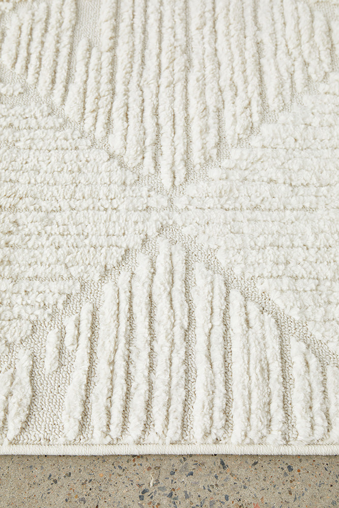 Marley Ivory Diamante Rug | Modern Rugs Belrose Sydney