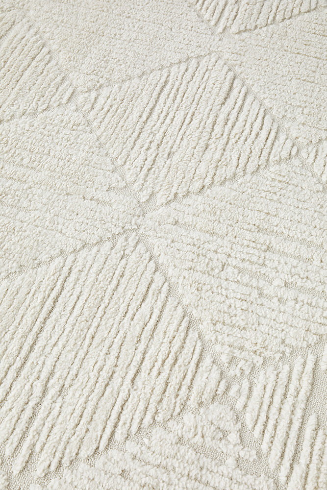 Marley Ivory Diamante Rug | Modern Rugs Belrose Sydney