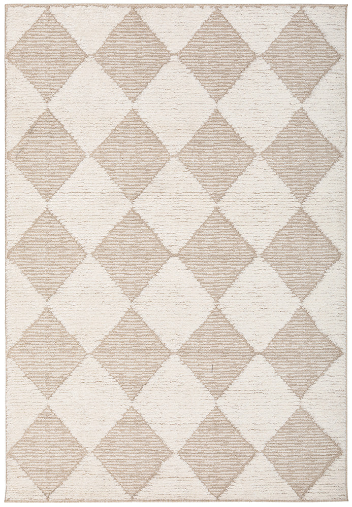 Marley Sandy Harlequin Rug | Modern Rugs Belrose Sydney