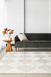 Marley Sandy Harlequin Rug | Modern Rugs Belrose Sydney