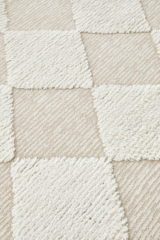 Marley Sandy Harlequin Rug | Modern Rugs Belrose Sydney