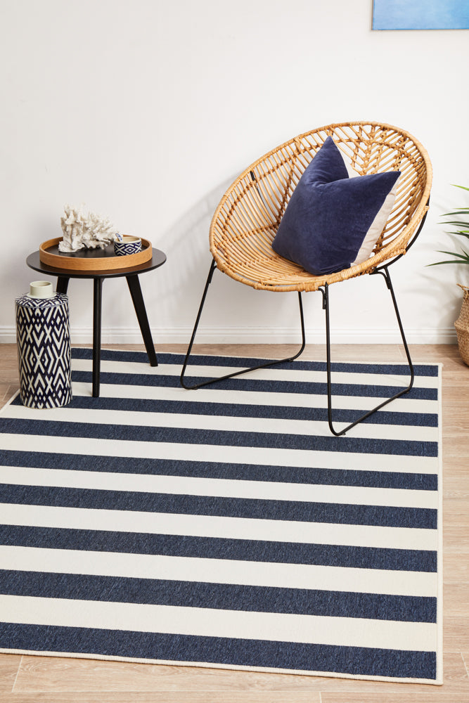 Marina Stripes Rug | Outdoor Rugs Belrose | Rugs N Timber