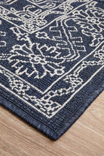 Marina Navy Oriental Rug | Outdoor Rugs Belrose | Rugs N Timber