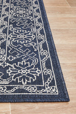 Marina Navy Oriental Rug | Outdoor Rugs Belrose | Rugs N Timber