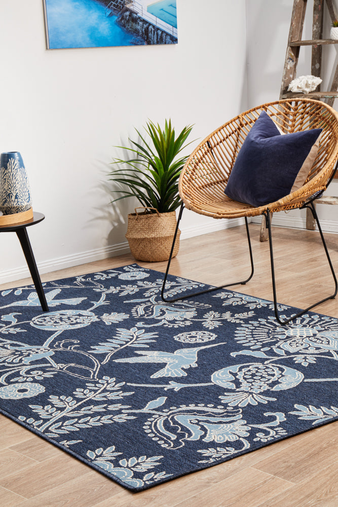 Marina Navy Wid Rug | Outdoor Rugs Belrose | Rugs N Timber