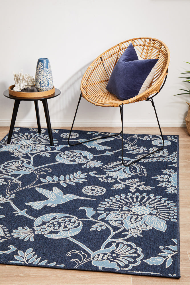 Marina Navy Wid Rug | Outdoor Rugs Belrose | Rugs N Timber