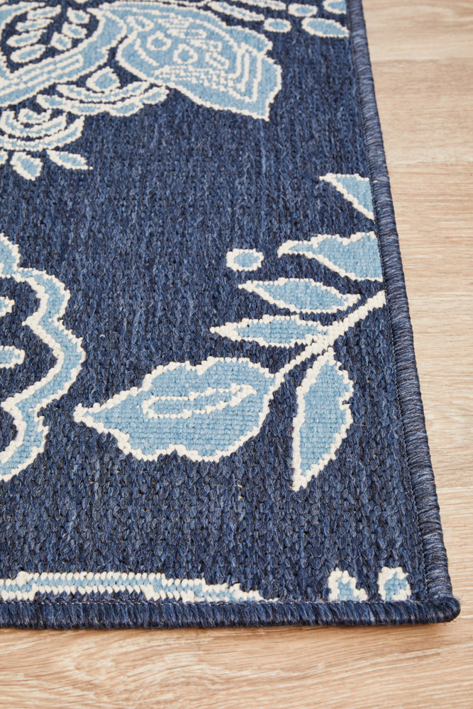 Marina Navy Wid Rug | Outdoor Rugs Belrose | Rugs N Timber