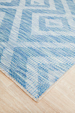 River Blue Waterproof Rug | Outdoor Rugs Belrose | Rugs N Timber