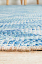 River Blue Waterproof Rug | Outdoor Rugs Belrose | Rugs N Timber