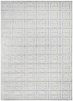 Tiffany Silver Maze Rug