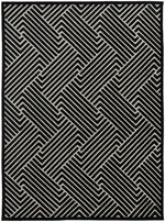 Tiffany Black & Gold Weave Rug