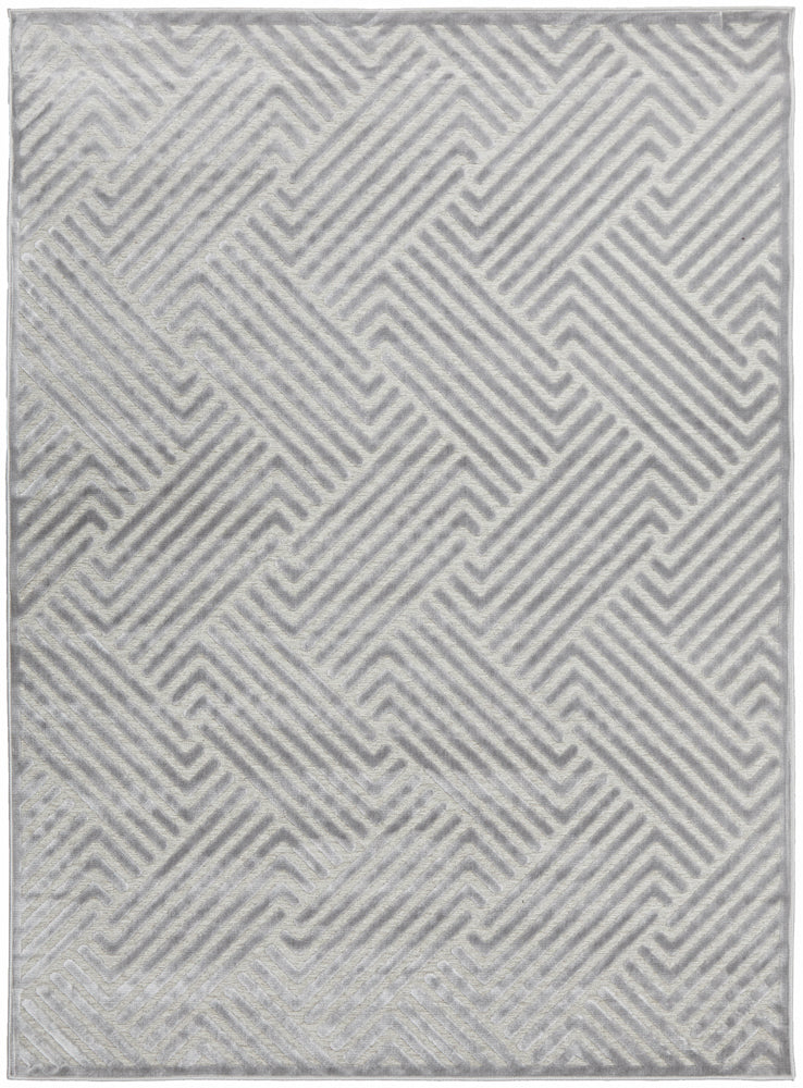 Tiffany Silver Weave Rug