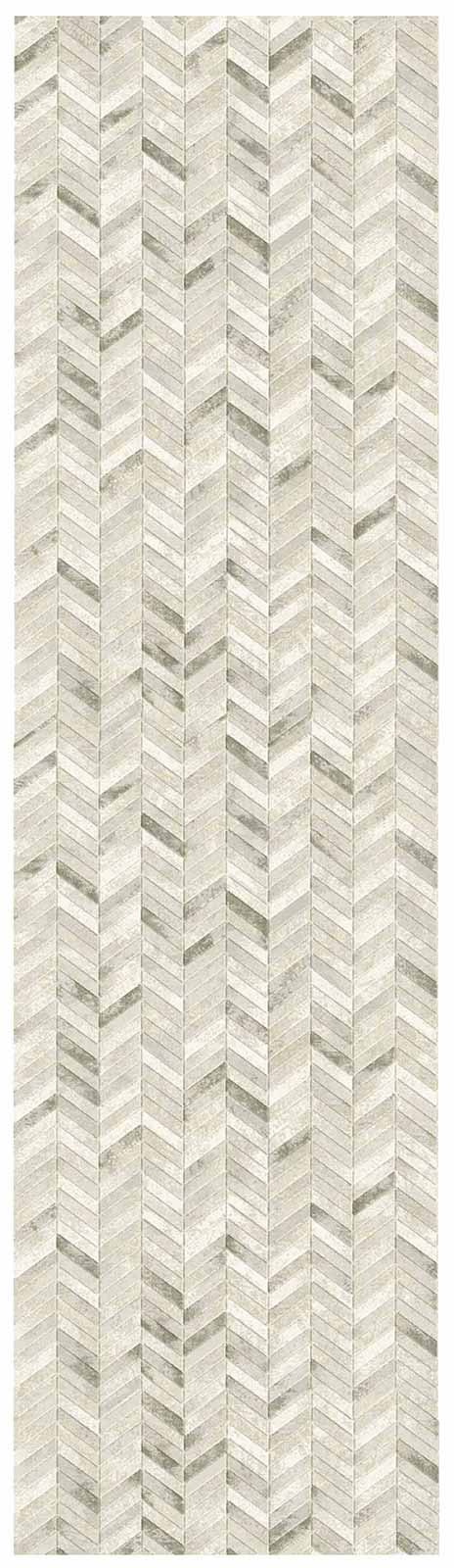 Willoughby Pearl Herringbone Runner | Modern Area Rug for Living Room or Bedroom | Rugs N Timber Belrose