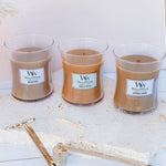 Woodwick Candle - Medium - Oatmeal Cookie