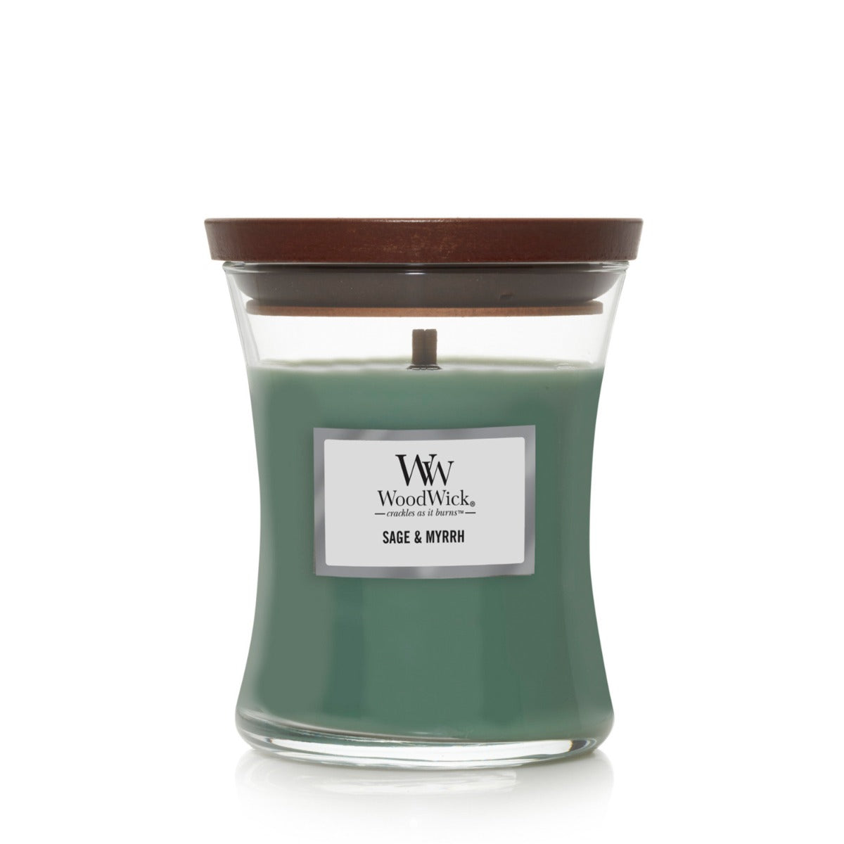 Woodwick Candle - Medium - Sage & Myrrh