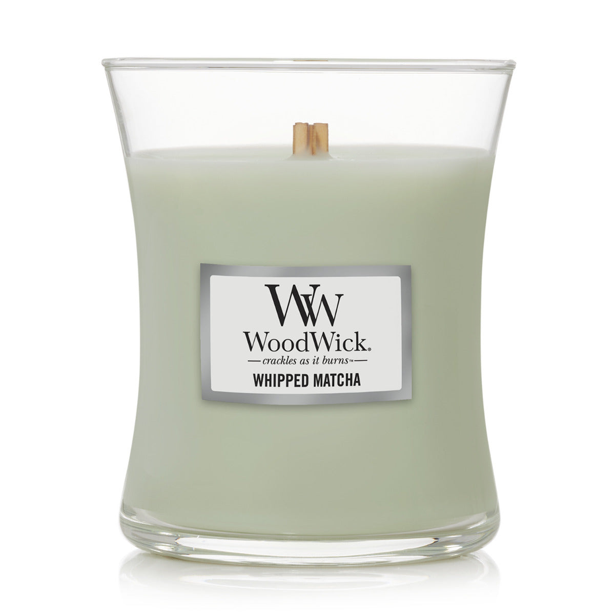 Woodwick Candle - Medium - Whipped Matcha
