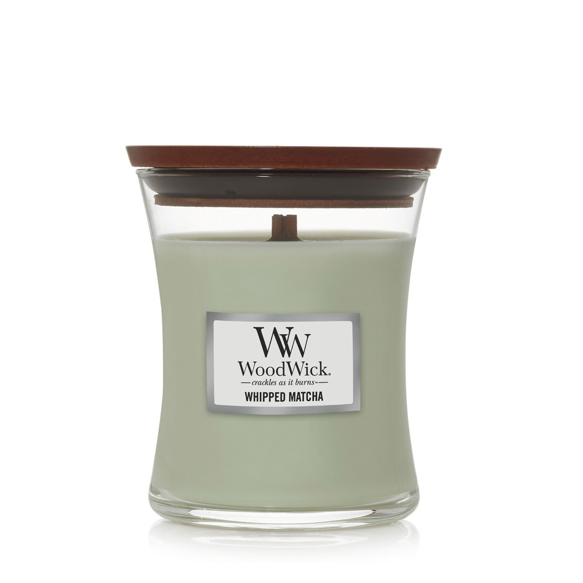 Woodwick Candle - Medium - Whipped Matcha