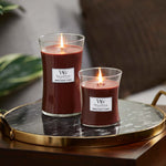 Woodwick Candle - Medium - Smoked Walnut & Maple