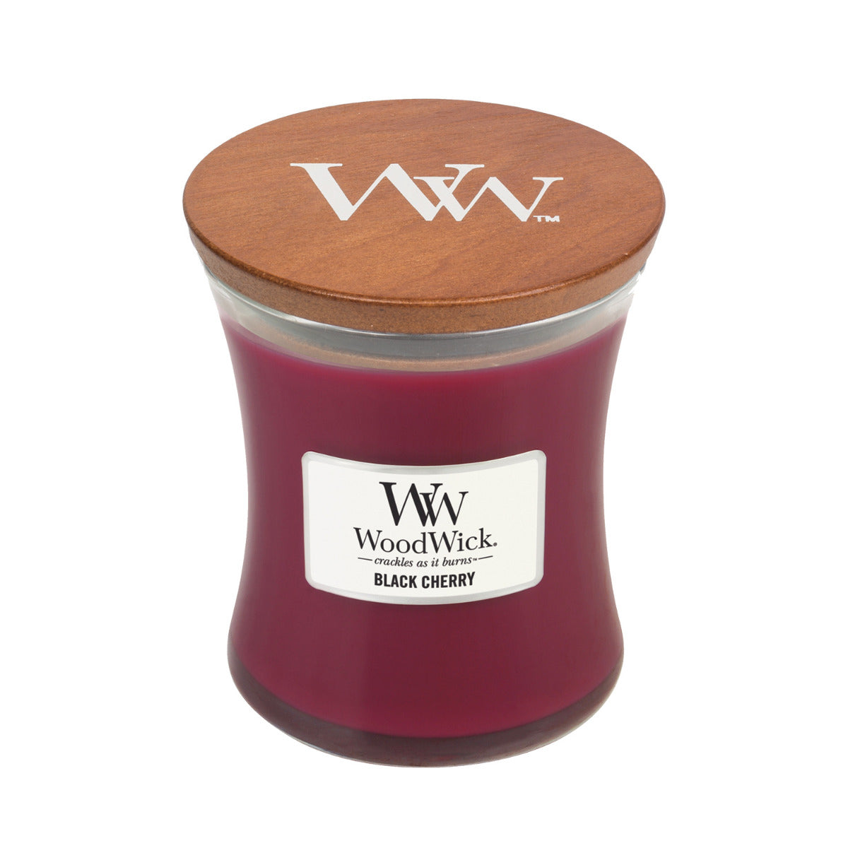 Woodwick Candle - Medium - Black Cherry