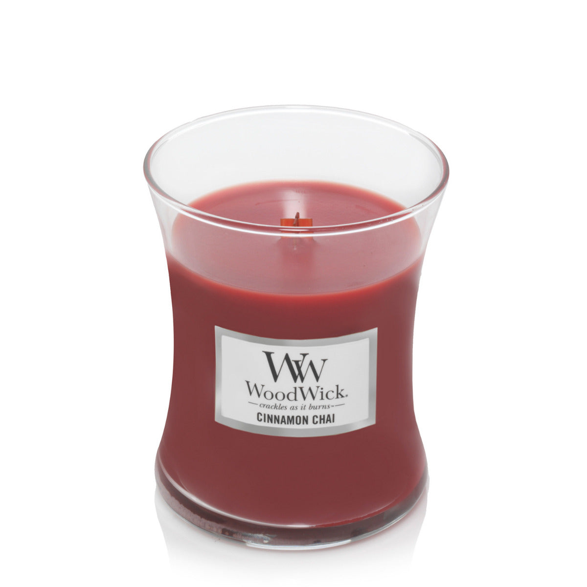 Woodwick Candle - Medium - Cinnamon Chai