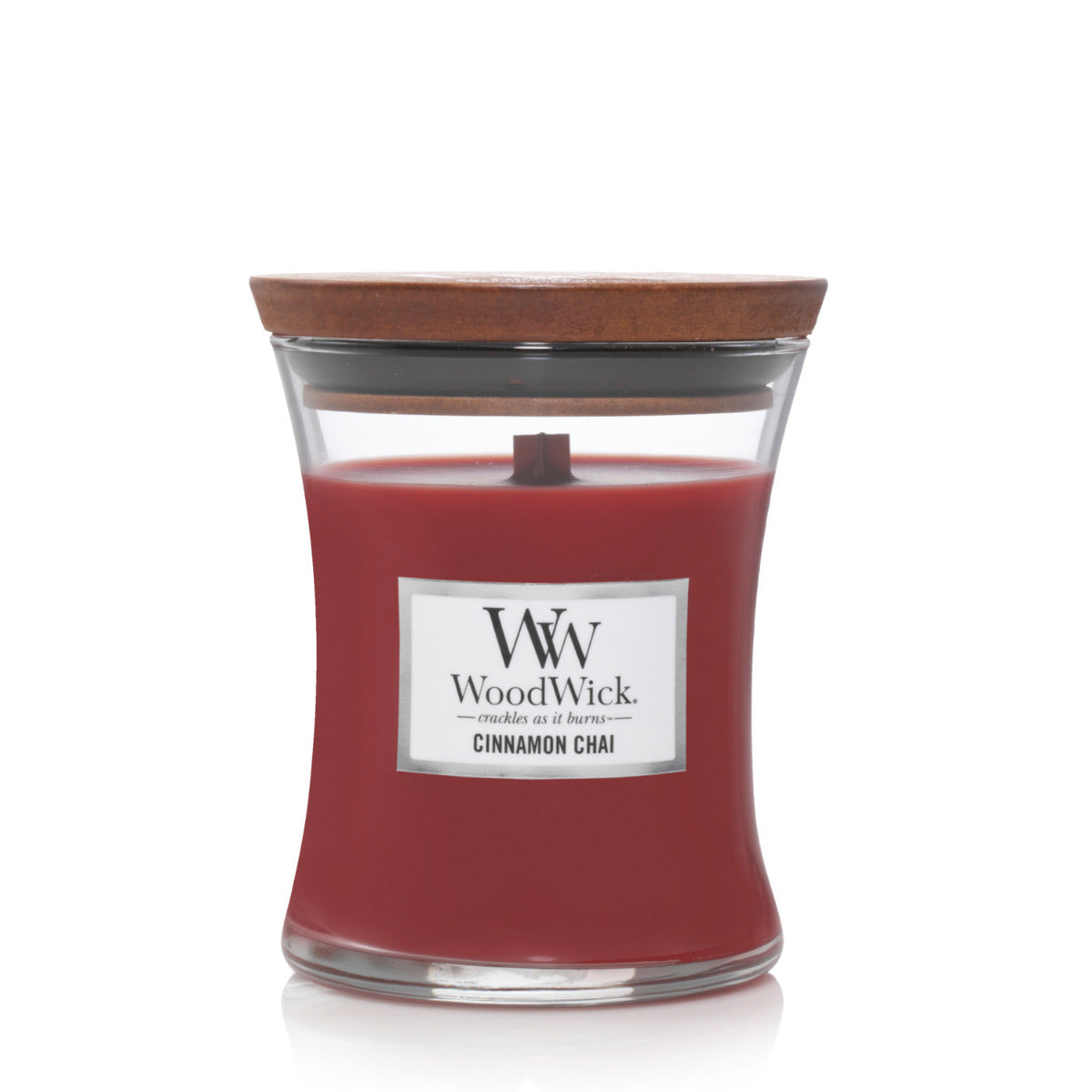 Woodwick Candle - Medium - Cinnamon Chai