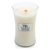 Woodwick Candle - Large - White Tea & Jasmine