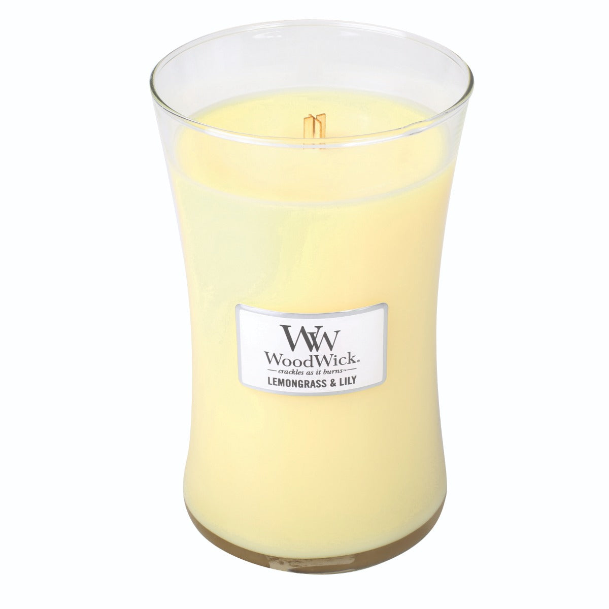 Woodwick Candle - Large - Lemongrass & Lily